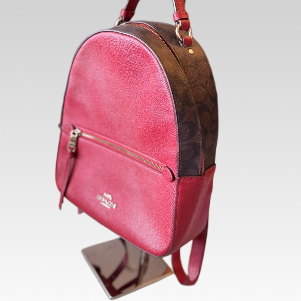 Coach red and Brown Backpack - Picture 2 of 16